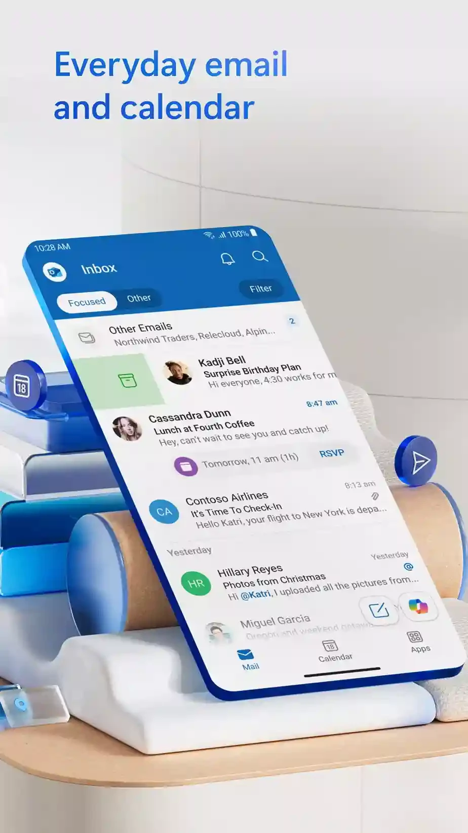 Microsoft Outlook – capture d'écran 1