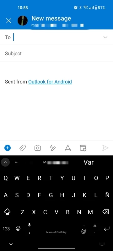 Microsoft Outlook – capture d'écran 4