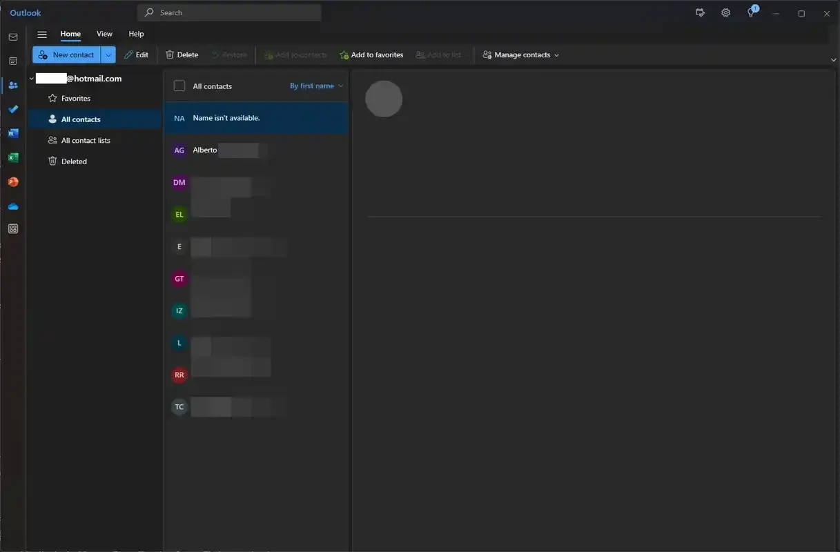 Microsoft Outlook – capture d'écran 4